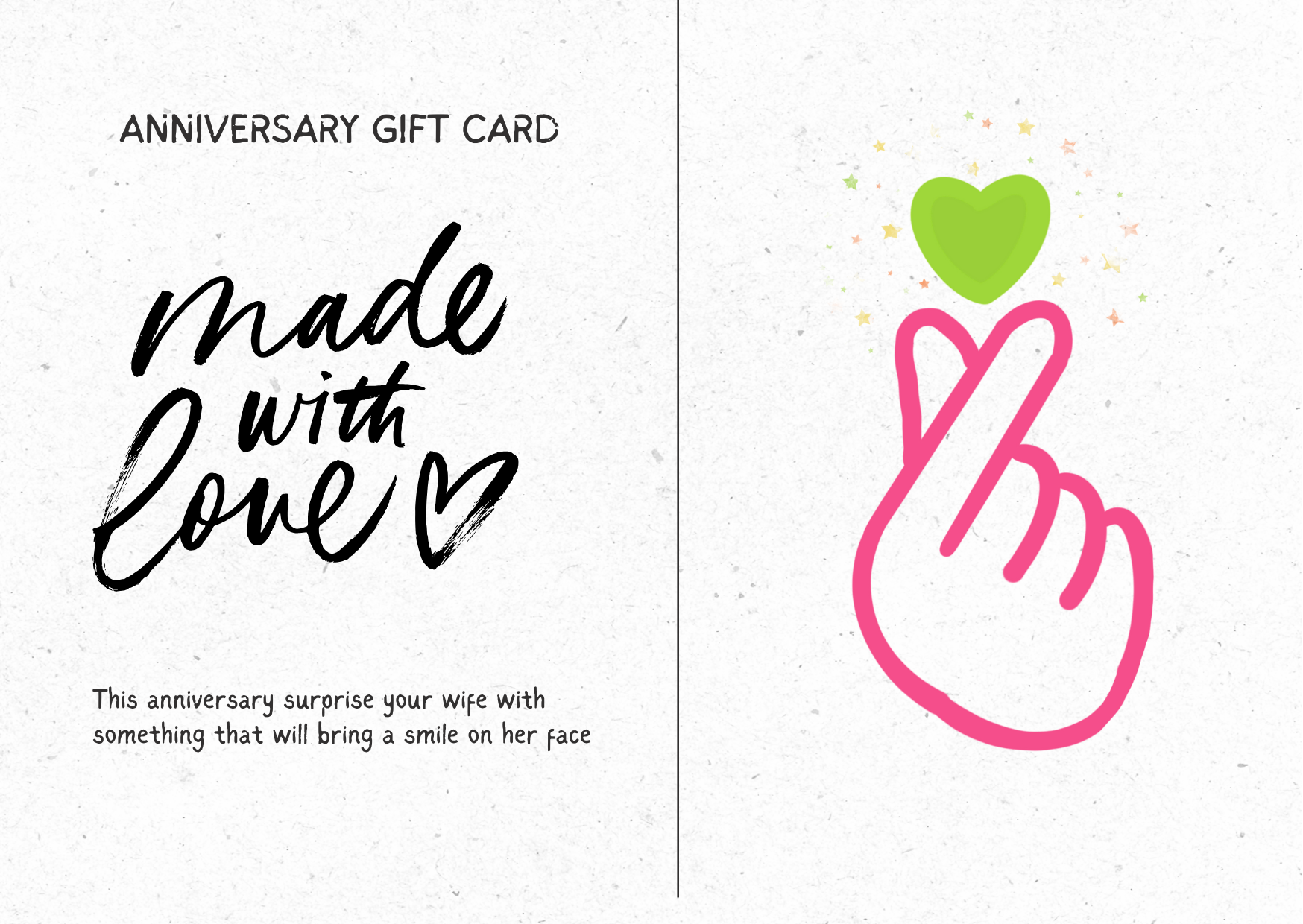Anniversary GiftCard OddOneOut GiftCards