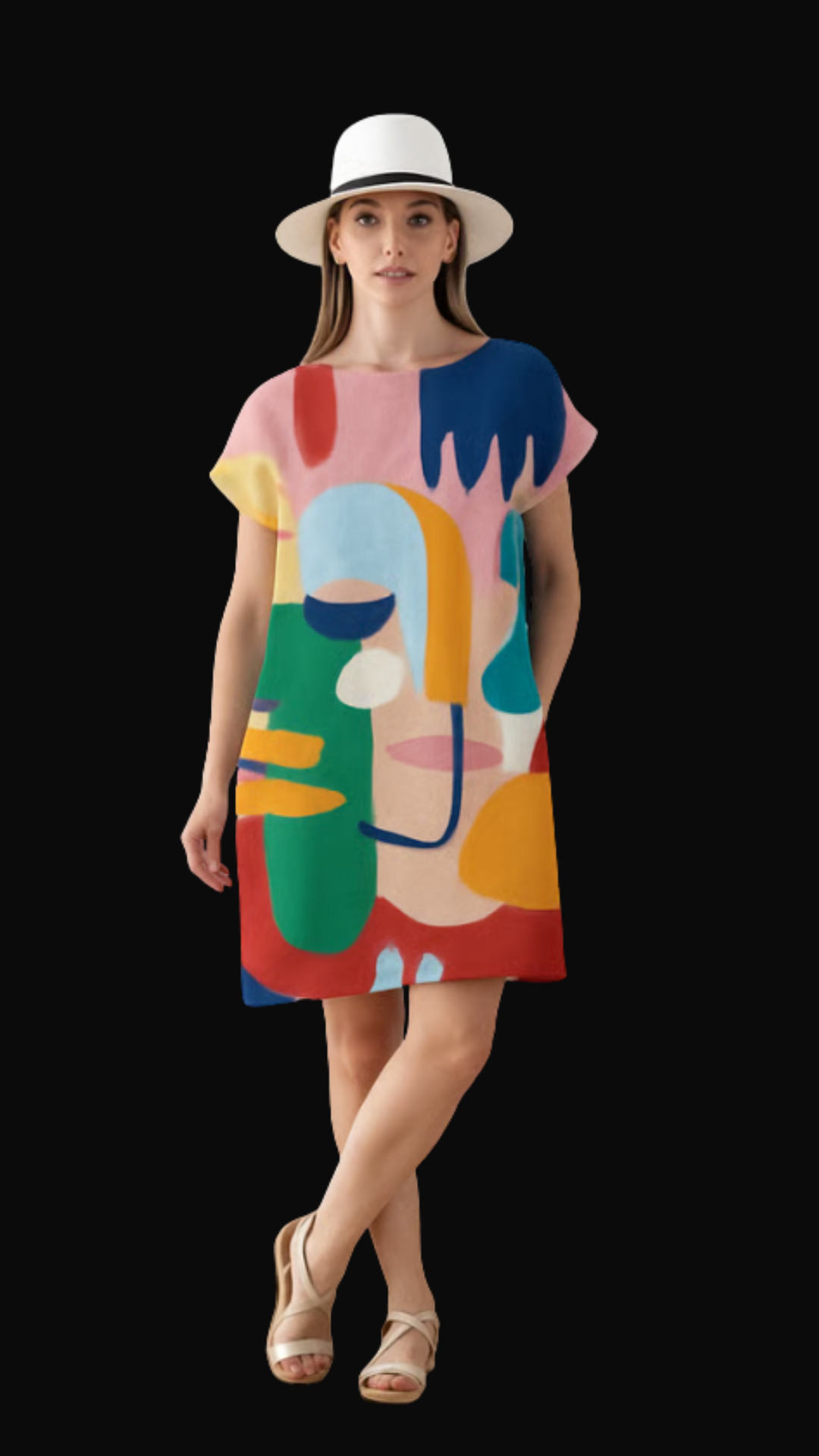 Let's Face It Dress Art, but make it wearable