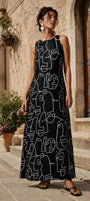 The Non Linear Racerback Maxi Dress OddOneOut