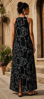 The Non Linear Racerback Maxi Dress OddOneOut