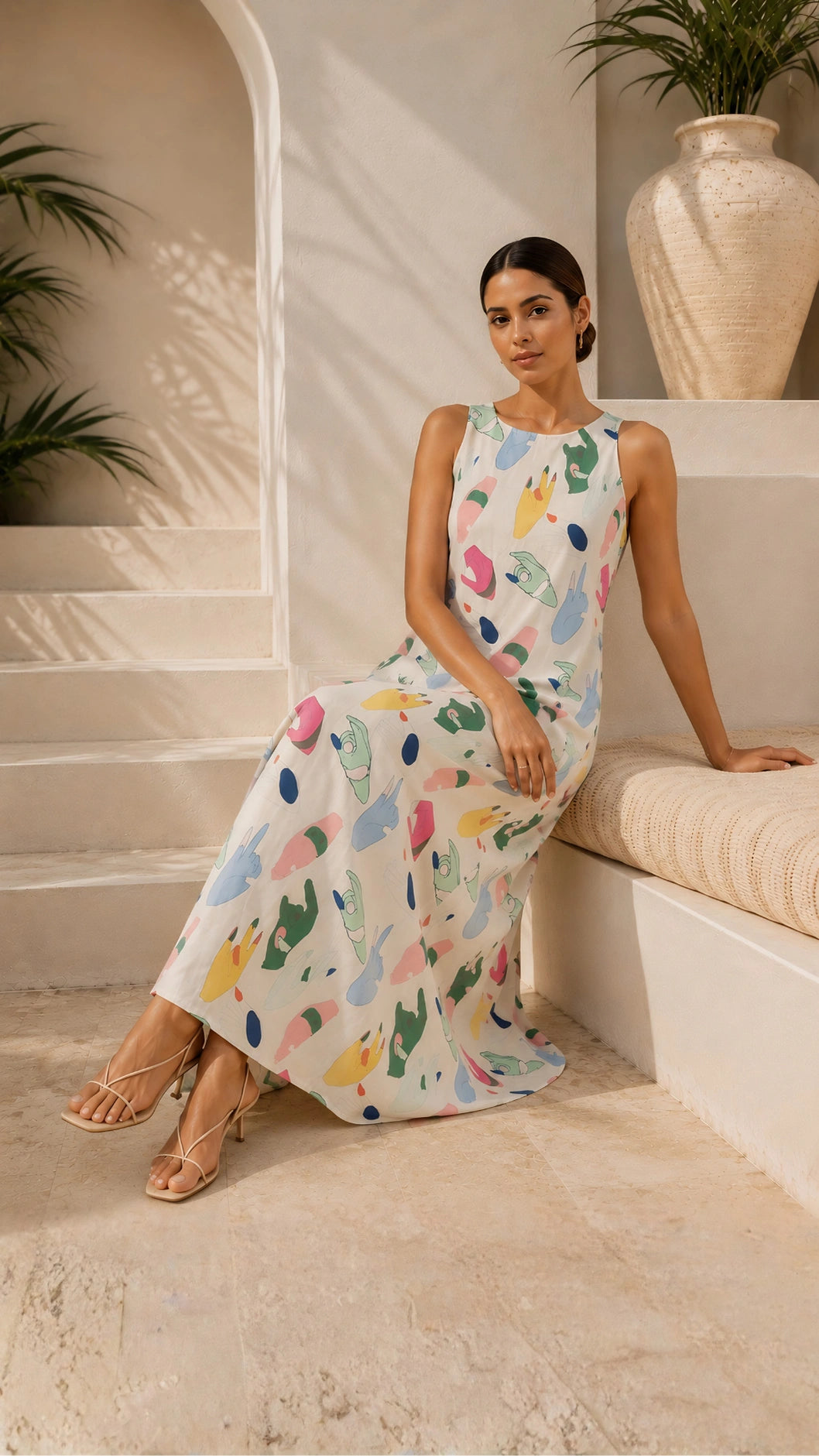Playful racerback dress OddOneOut