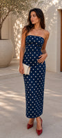 Starry denim tube dress OddOneOut